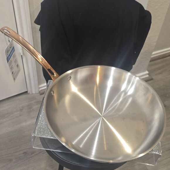 Viking 3-Ply 304 Stainless Steel w/Aluminum Core 12" Fry Pan - Picture 10 of 11